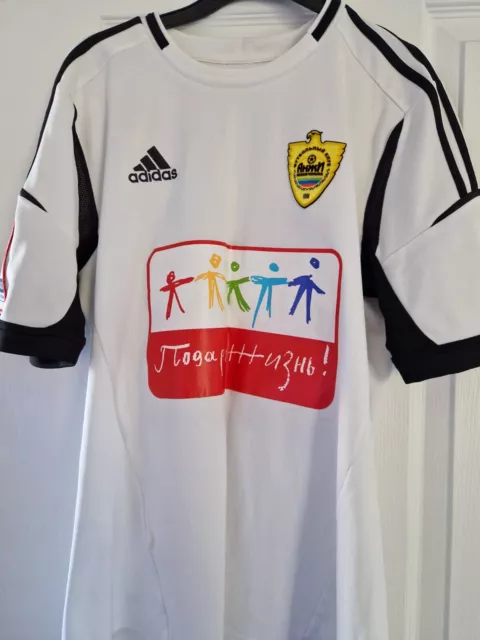 Anzhi Makhachkala Match Worn Away Shirt 12/13 Small