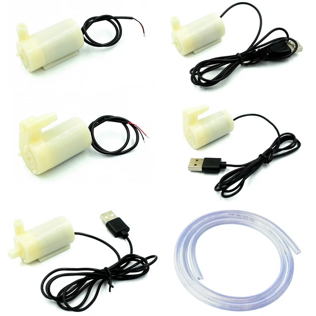 Pompe à Eau Submersible 3V-6V – Mini Pompe Silencieuse Pour Fontaine, Aquarium, Projets DIY – Faible Débit 80L/H - 11