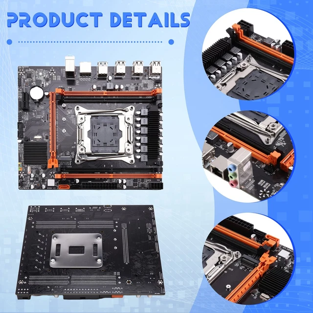 X99 D4 DESKTOP Motherboard B85 LGA2011-3 4X DDR4 REG ECC Slots M.2 ...