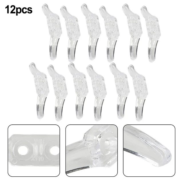 PRETYZOOM 3 Ensembles Crochet De Positionnement À Double Trou Crochets Rideaux Crochet Pour Rideaux Taquet De Corde D'enrouleur Taquets De Cordon De