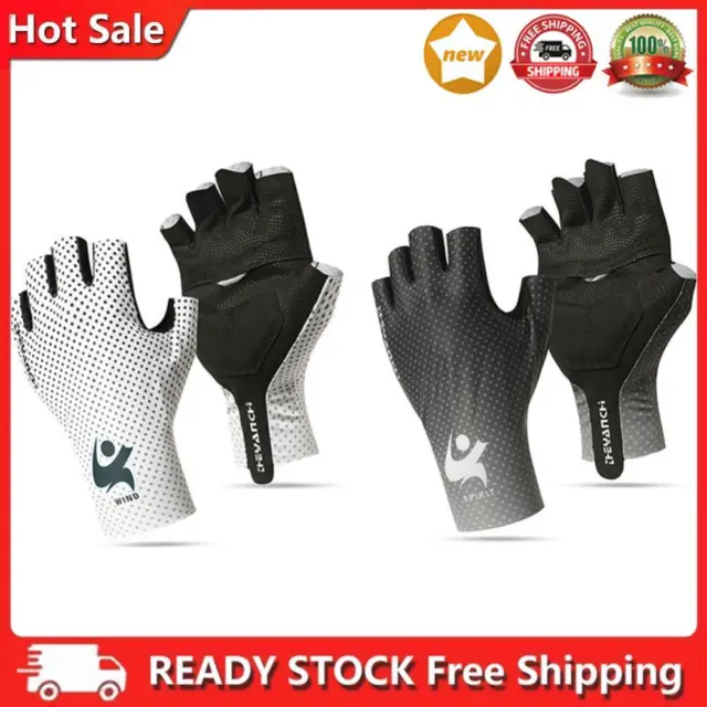 Unisex Half Finger Gloves Summer Sports Training Fingerless Cycling Hand Gloves