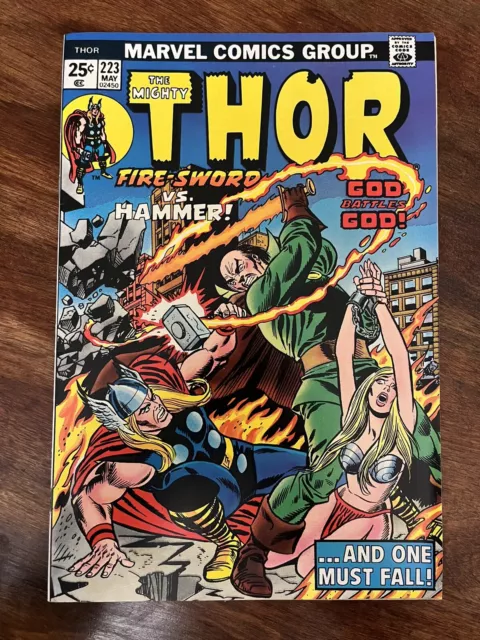 Mighty Thor #223 Marvel Comic 1974 Bronze Age High Grade VF/NM