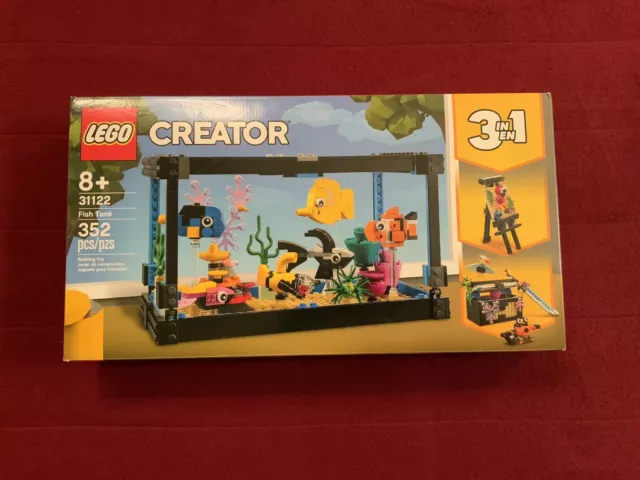 LEGO 31122 Creator Fish Tank New Sealed RETIRED. One Of The Best 3n1 Lego Sets