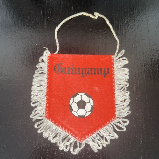 Fanion Vintage Guingamp Football - Pennant Ancien Club Français