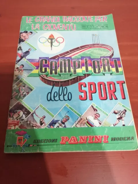 Album figurine Campioni dello Sport 1967 vuoto da recupero Rif. A187