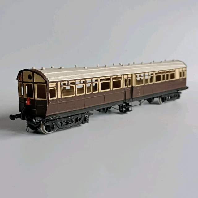 OO GAUGE KITBUILT Keyser Autocoach GWR Brown Cream No. 177 Coach ...