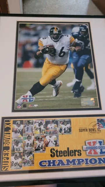 Jerome Bettis Player Plaque Superbowl XL