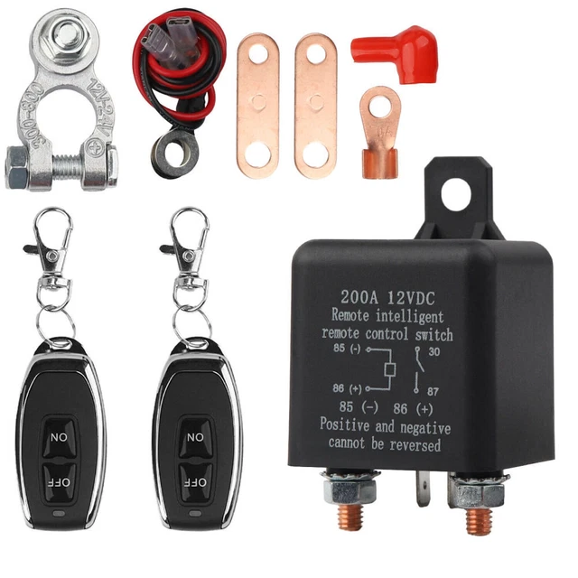 Remote Cut Off Switch CAR CUT OFF Remote Control Battery Disconnect Switch Power Kill Master ...