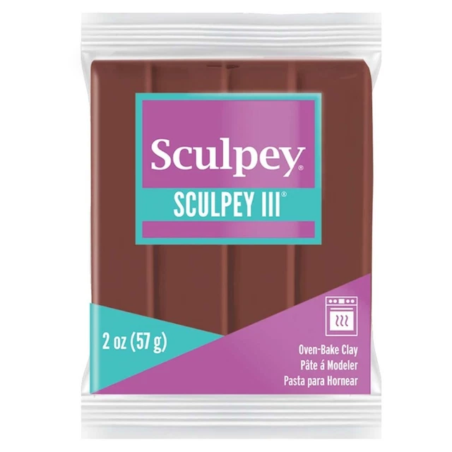 Arcilla para hornear Sculpey III 2 oz chocolate S302-053