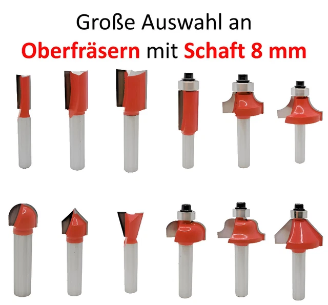 Hawera 23,8mm Schaft 8 Mm Nutfräser Profilfräser Für Oberfräse
