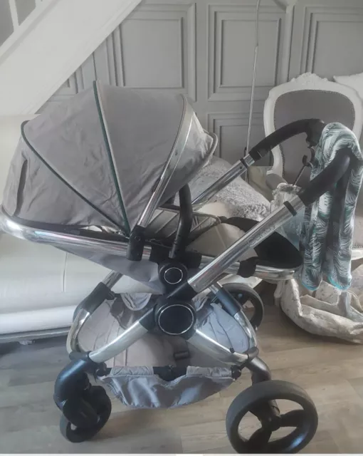 ICANDY PEACH 3 DC limited edition Dusk pram pushchair 2 in 1 Grey