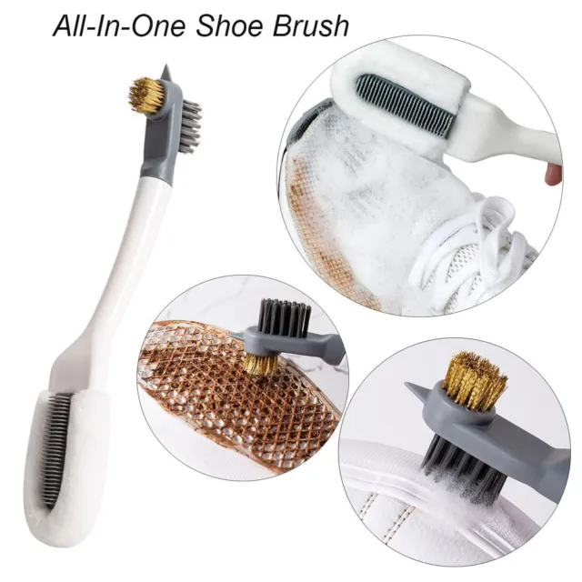 All-In-One Shoe Brush Shoes Cleaner Washing Shoe Tool Cleaning Sneakers