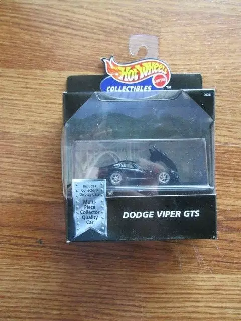 Mattel Hot Wheels Collectibles Black Dodge Viper GTS