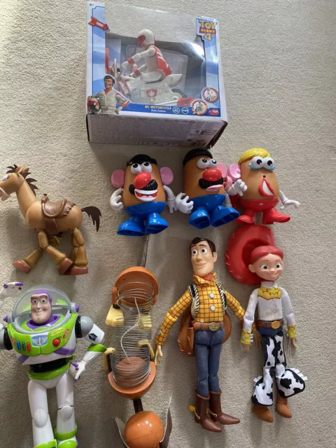 Toy Story Figures Bundle Trixie Bullseye Talking Woody Buzz Jessie Mr Mrs Potato