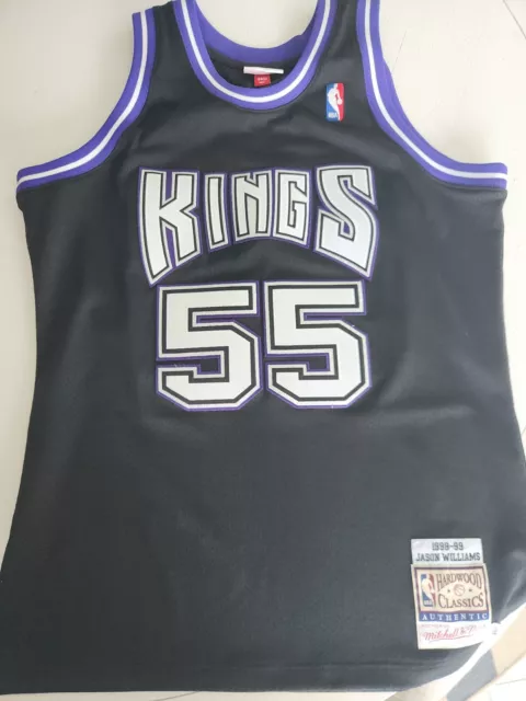 Jason Williams Sacramento Kings Mitchell & Ness 1998-99 Hardwood Classics  Authentic Jersey - Black