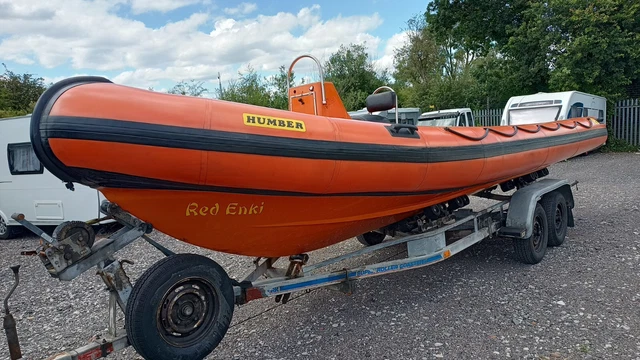 RIB BOAT HUMBER Destroyer 7 metre Boat Trailer £6,995.00 - PicClick UK