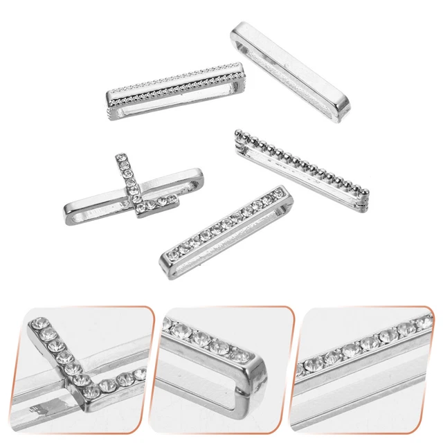 5 Pz Cinturino Anello Decorativo Lega Zinco Ciondoli per Cinturini Metallo