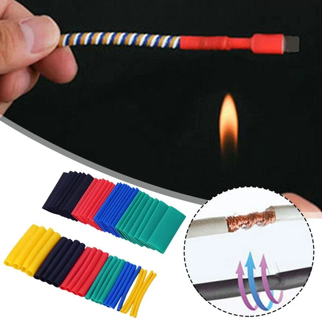 Arnocanali Kit Guaine Termorestringenti Colorate 300 Pezzi Da 10 Cm, Multicolore - Foto 5