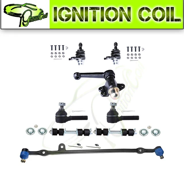 8 Pcs Fits 84-88 Toyota Pickup RWD Center Link Idler Arm Tie Rod End Sway Bar