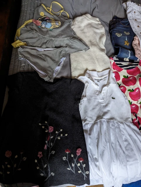 Bundle of 13 items of girls clothes aged 5-6 years.
