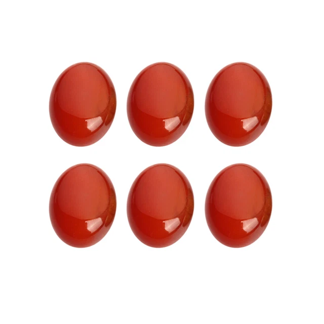 10 Pcs Glass Stickers Oval Cabochons Flatback Jewelry Making