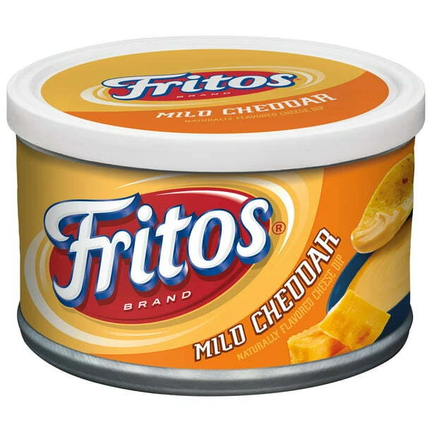 Fritos Medio Cheddar Al Gusto Di Formaggio Dip 266ml Barattoli - Exp 12/2023