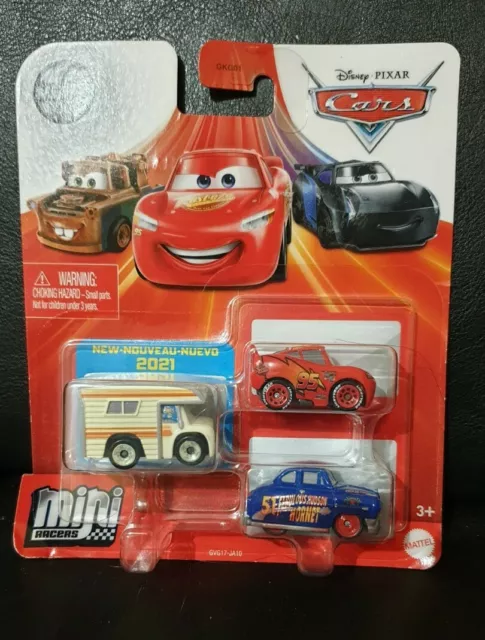 Disney Cars Mini Racers Wave 3 6 Pochettes Micro Voitures McQueen Jouet Toy  Review 