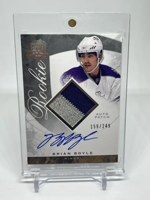 2008-09 UD Upper Deck The Cup Brian Boyle Rookie Patch Auto RPA  /249