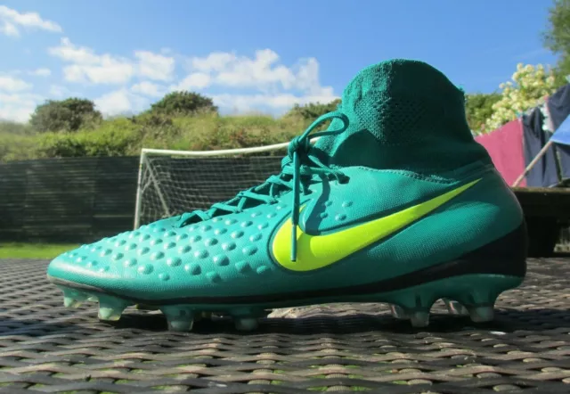 Nike Magista Orden II FG - [Teal Blue/Neon] UK 11 US 12 Football Boots *2016*