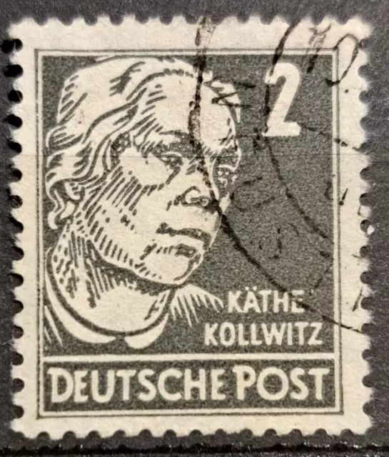 DDR 1952 - KÖPFE  - Mi. 327 za XII, gestempelt - gepr. BPP