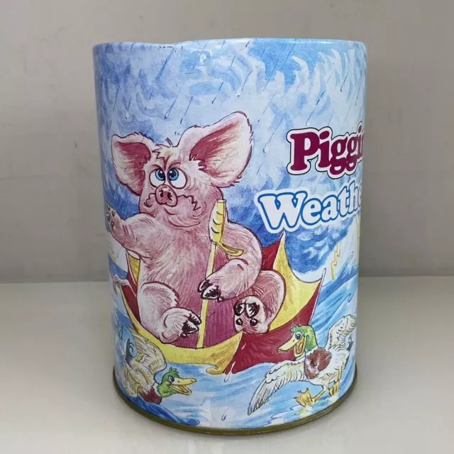 Piggin Weather 1999 Collectors Club Joining Piece Metal Tin only No Lid Pigs Pig