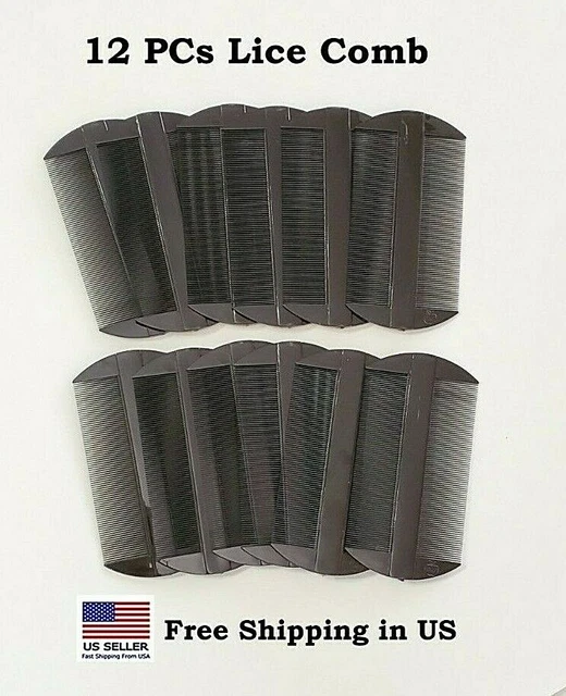 12 PC Lice Hair Comb, 12 PCs The Best Nit Hair Comb *US STOCK* NEW