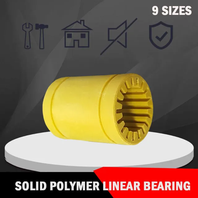 DIY 3D Printer Solid Polymer Linear Plastic Bearing