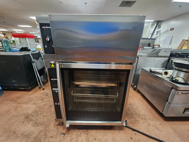 Alto-Shaam AR-7EVH-SGLPANE Single Pane Flat Glass Rotisserie Oven with 7 Spits a