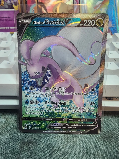 Hisuian Goodra V 187/196 Full Art Lost Origin Pokemon Card TCG - Just Pulled