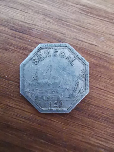 Sénégal Dakar Pièce De 10 Centimes Chambre Du Commerce 1920 P911