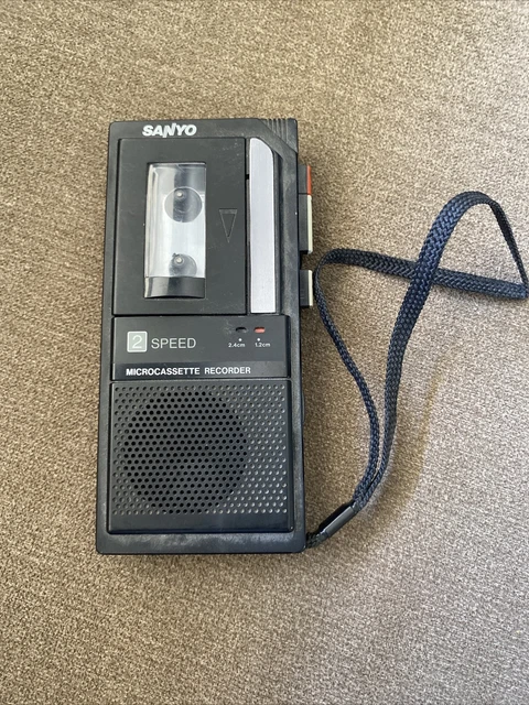 Vintage Sanyo M5400 Microcassette Tape Recorder Sanyo- Works