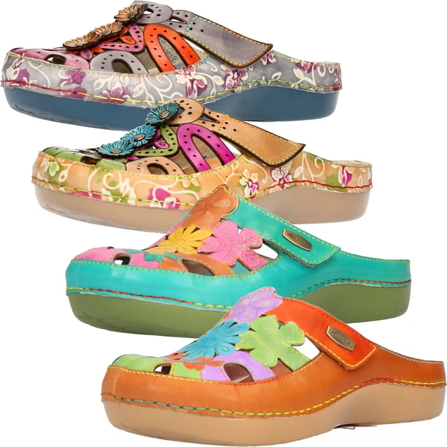Laura Vita Sabots Femmes Mules Cuir Bicllyo 2221