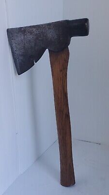 Vintage Collins Hatchet Hammer Carpenters Roofing Axe Nail Puller Head USA