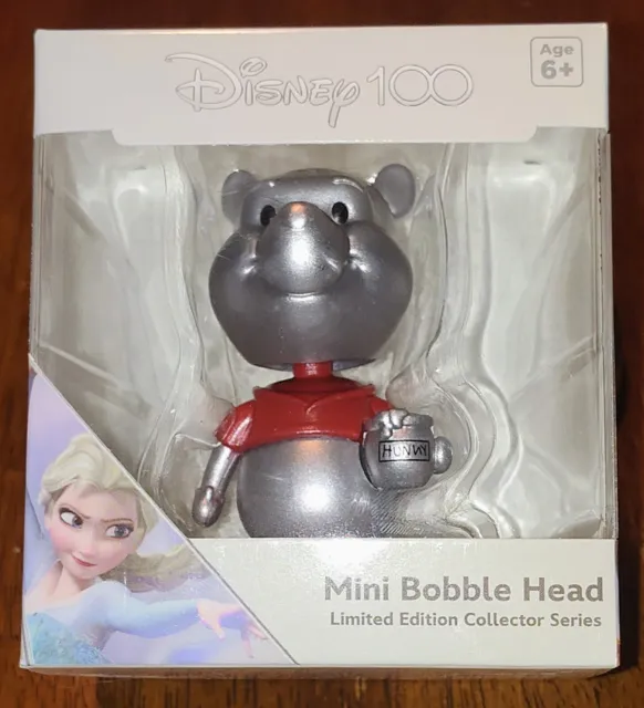 🩶 Disney 100 WINNIE THE POOH LIMITED EDITION SERIES Mini Bobble Head CultureFly
