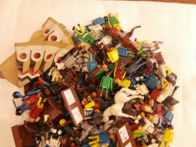 PLAYBIG TR??S GROS lot figurines accessoires vintage 1970 Germany Playmobil EUR 10,00 - PicClick FR