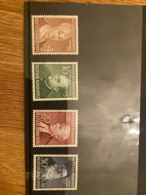 West Germany mnh 1952 relief fund set pristine cat £180