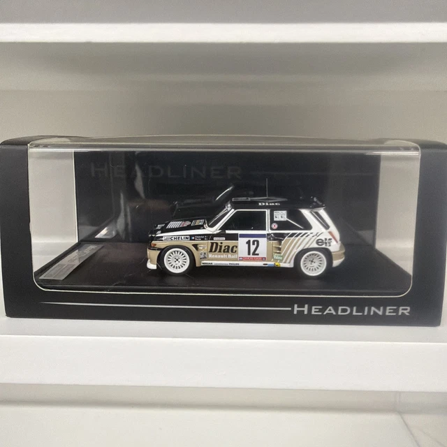 HEADLINER 1/43 RENAULT 5 Maxi Turbo Chatriot Tour De Corse 85 N