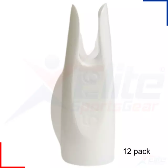 Bohning Archery Arrow Classic Nocks 12 Pack White