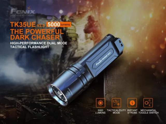 Fenix TK35UE V2.0 5000 Lumen Flashlight (Batteries Not Included) 2