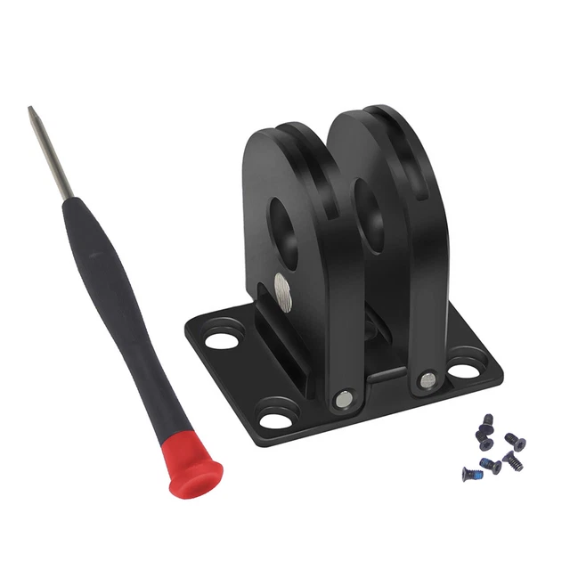 Magnetic Folding Base Mount Dual Port 1/4 Thread For GoPro Hero 11 10 9 8 Max