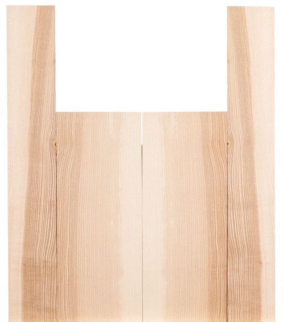 Tonewood barra de fresno acústica guitarra madera arcilla backs & sides set 5233