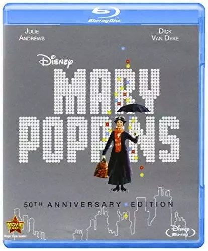 Mary Poppins: 50th Anniversary Edition (Blu-ray + DVD + Digital Copy) - GOOD