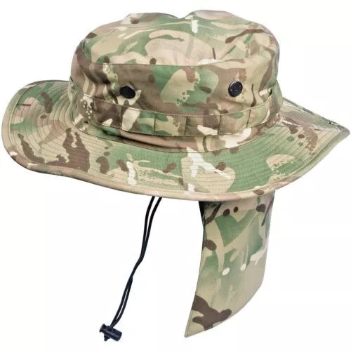 British Army Boonie Hat Combat Surplus Mtp Multicam Cadet Jungle Sun Bush Hat