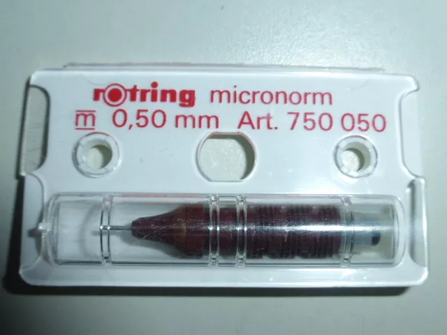 Original Zeichenkegel rOtring micronorm 0,50 mm NEU/OVP